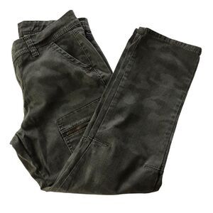 Straight leg cropped cargo pants‎